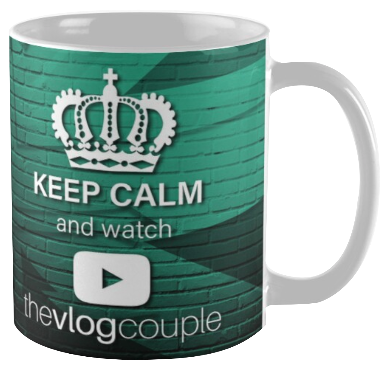 Keep Calm Vlog Couple Mug